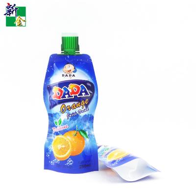 China Safety Juice Pouch Beverage Pouch Injection Bag Plastic Laminated Packaging for sale