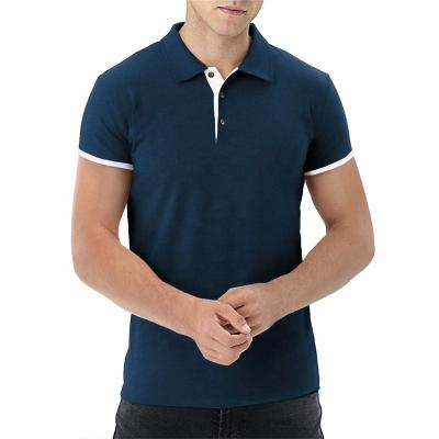 China Wholesale Custom Clothing T-shirt Logo Design Cotton Polo Formal Business Golf Polo Shirt Quick Dry For Men for sale