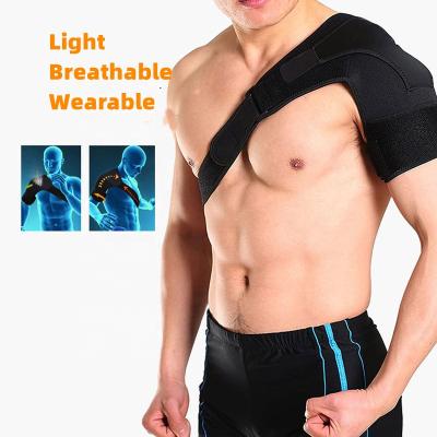 China Factory Wholesale Adjustable Compression Sports Breathable Double Shoulder Support Back Belt For Outdoor Fitness Basketball for sale