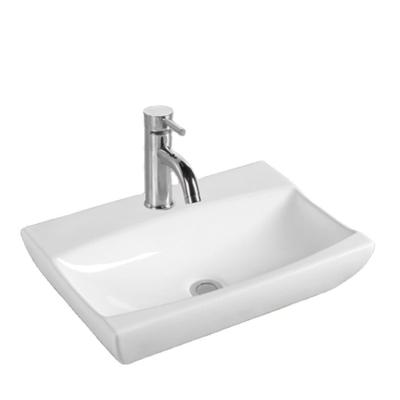 China Supplier Modern Luxury White Color Porcelain Countertop Ceramic Freestanding Wash Basin for sale