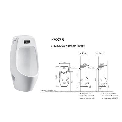 China Promotional sensor urinal premium toilet urinal for sale with good service for sale