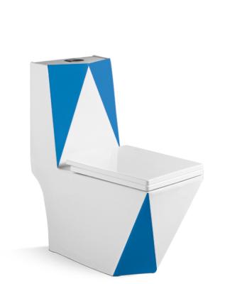 China 2020 Automatic Operation China Manufacturer Blue Color Smart Water Closet Supplier for sale