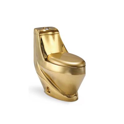 China Double-Flow Good Quality Factory Golden Toilet Bowl Directly In Low Price for sale