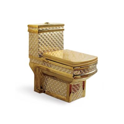 China 2020 Double-Flow New Arrival Golden Toilet Best Quality for sale