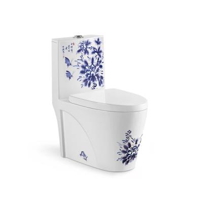 China Double-flow factory hot sale white commode with wholesale price for sale