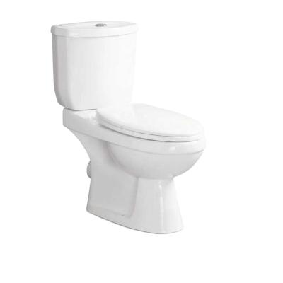 China Double-Flow New Arrival Ceramic White Cheap Two Piece Toilet For Bathroom for sale