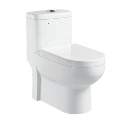 China Double-Flow Cheap Price Types Lavatory 595*370*710mm Washdown Siphonic One-Piece Toilet for sale