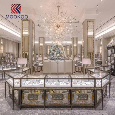 China High End Luxury Retail Store Jewelry Store Furniture Manufactured By Mookoo Furniture for sale