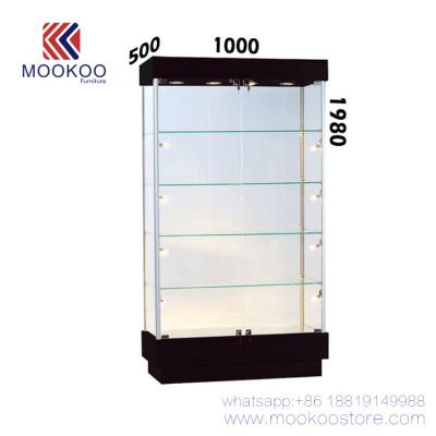 China High End Black Retail Store School Trophy Glass Cabinet Watch Store Display for sale