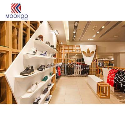 China MOOKOO STORE FITTINGS Retail Store Sport Fashion Store Interior Design for sale