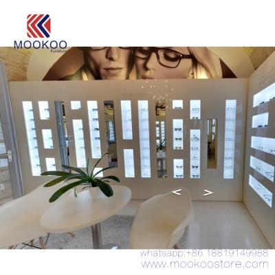 China Customized Retail Store Eyeglass Shop Display Furniture Glasses Shop Design for sale