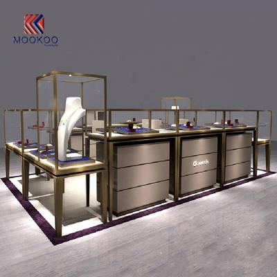 China Professional Customized Retail Store Jewelry Mall Kiosk for sale