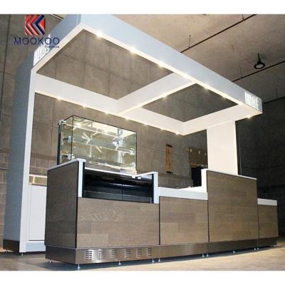 China Retail Store China Customized Coffee Kiosk Small Store Interior Small Design for sale