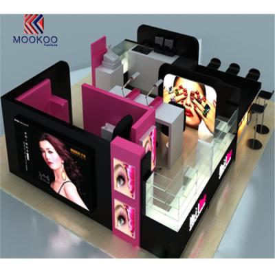 China Modern Design Perfume Retail Store Style Cosmetic Kiosk for sale