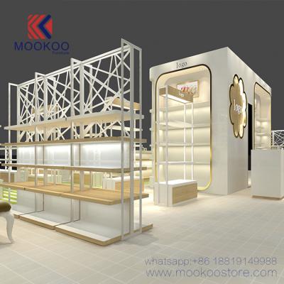 China Retail Store Customized White Shoe Shop Display Furniture Design Shoe Shelving for sale