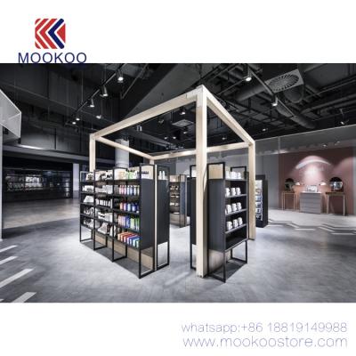 China New design retail shop display furniture display for cosmetic stores for sale