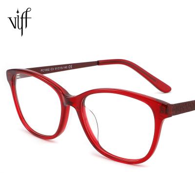 China Custom Fashion Glasses Man Woman Fashion Glasses New Design VIFF HA1002 Glasses Frame Acetate Eye Glass Frames Men Woman Fashion Glasses Gafas Lentes for sale