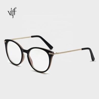 China VIFF Designer Retractable High End European Custom Reading Glasses HP19969 Logo Frame Fashion Women Reading Glasses for sale