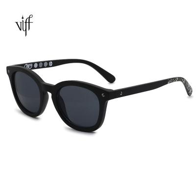 China VIFF P09740 Retro Designer Round Frame Sunglasses Custom Logo Style Unisex Retro Round Custom Design Sunglasses for sale