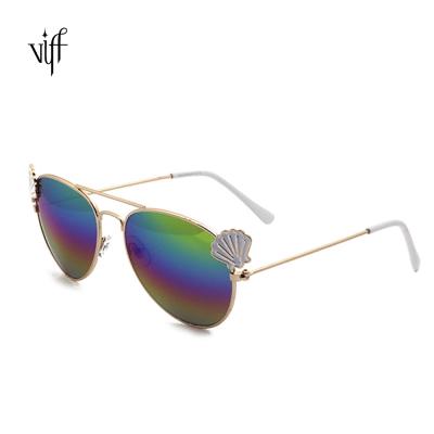 China VIFF cute colorful pilot sunglasses kids girls watch 2021 new style glass HMK18062 kids sunglasses computer protective glasses for sale