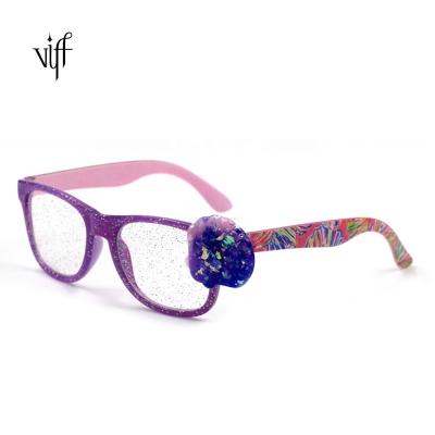 China For Girls Travel VIFF Eyewear Sunglasses Custom Model Hot Sale Unique High End Bling Sunglasses Kids Design HPK15057 Purple Purple for sale