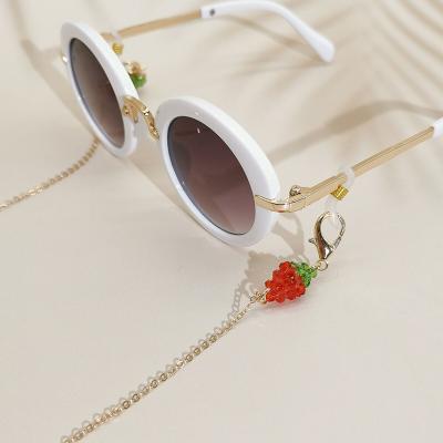 China New Fashionable Multi Colors Pearl Chain Accessories VIFF LH055 Acrylic Plastic Face-Masking Chain Sunglass Necklace Eyewear Rope Monocle Strap Holder for sale