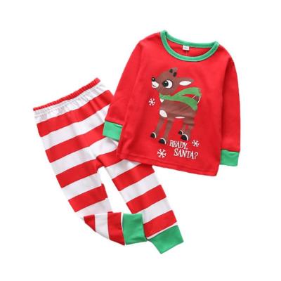 China Autumn Sale Cartoon Children Cotton O Neck Breathable Warm SHINY Sleepwear Soft 100% Casual Pajamas for sale