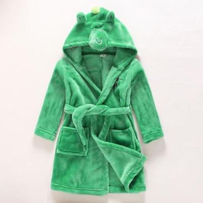 China QUICK DRY long robe for girls high quality fleece flannel fabric thermal bathrobe for sale