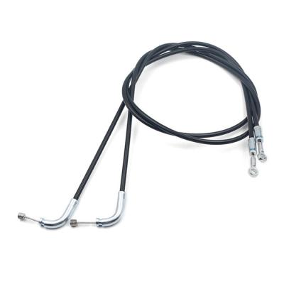 China Black Annealed PVC Steel Wire Gym Cable Wire Rope Assembly Nylon Coated Sling Terminal Rope Transmission Chain Rigging Car Towing Cable Safety for sale