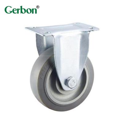 China Rigid Fix Caster Wheels Medium Duty Swivel 63/75/100/125mm for sale