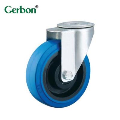 China SWIVEL High Quality Industrial Casters Elastic Rubber Casters for sale