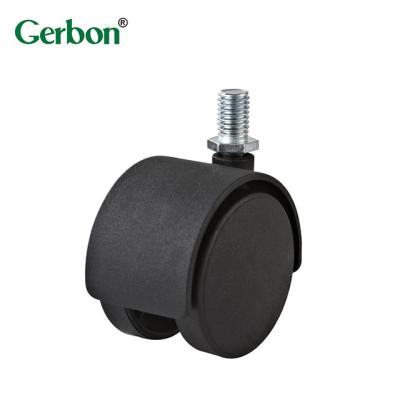 China Traditional Classic Professional Caster Chair 30mm 40mm Nylon Plastic Caster Wheel 50mm for sale