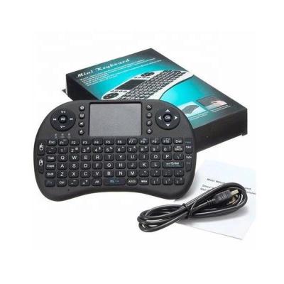 China Wireless Drop Shipping Colorful Smart Keyboard Cool Touch Effect Can Be Automatically Rotated For TV Box And Computer for sale