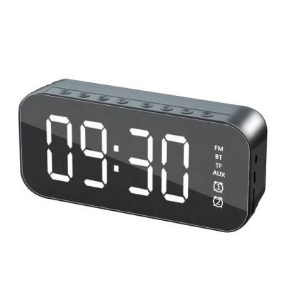 China No Hot Wireless Blue Tooth Clock Wireless Blue Tooth Speaker Clock Blue Tooth Speaker A18 for sale