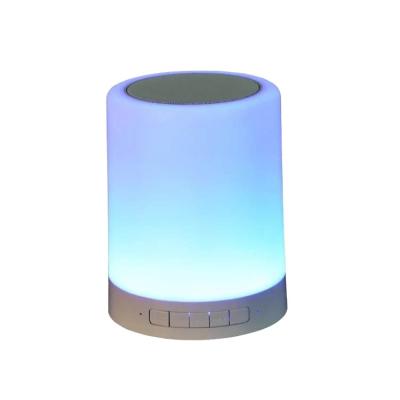 China No Touch Wireless Night Lamp Mini Speaker Portable Wireless Music Speaker for sale