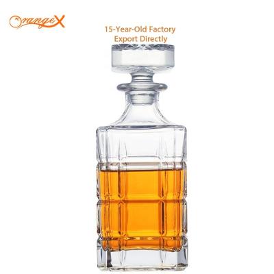 China Na Customized Wholesale Hot Sale 750ML Wine Decanter Bulk Whiskey Glass Decanter Glass for sale