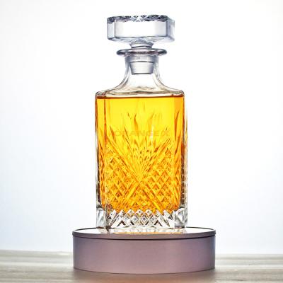 China NA Factory Sell High End Crystal Whiskey Decanter Set Hot Selling Glass Decanter for sale