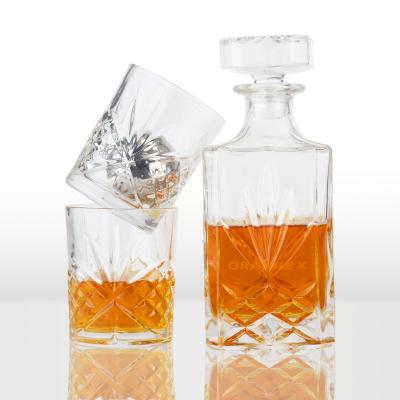 China Na Customized Hot Sale Whiskey Glass Gift Set Bulk Whiskey Glass Whiskey Decanter Set Whiskey for sale