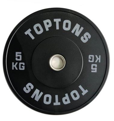 China Small Size Fitness Competition Plate Weight Gym Exercise Training Weightlifting Gym Retraining Rubber Bumper Plate for sale