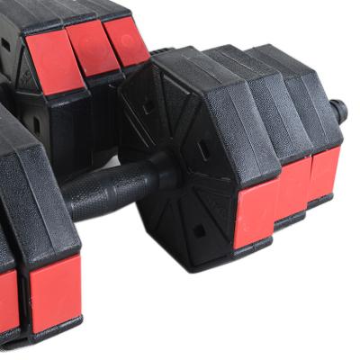 China MOQ Universal High Quality Unisex Small Gym 10KG Dumbbell Detachable Set for sale