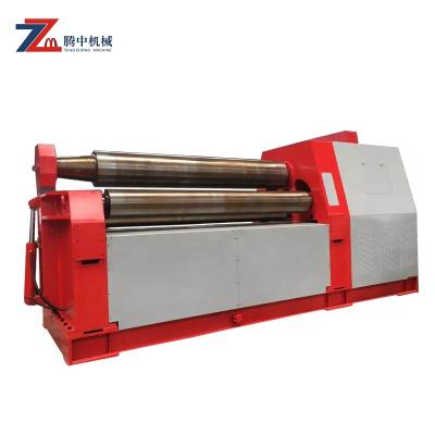 China Professional Building Material Trays Four Rollers Heavy Duty Plate Bending Machine W12-6X3000 for sale