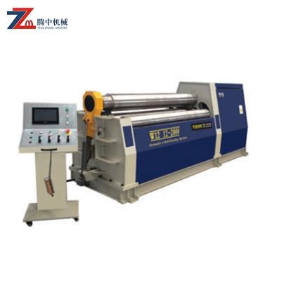 Cina Building Material Shops High Efficiency Three Roller Steel Plate Bending Machine For Pipe Bender, 3 Roller Steel Sheet Plate Roll Bending Machine W11 s in vendita