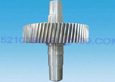 China Heavy Duty Forging Steel Pinion Gear Shaft , Steel Transmission Gears And Shafts for sale