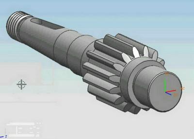 China CNC Machining Forging Carbon Steel Bevel Gear Shaft , Machine Shaft for sale