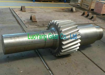 China Large Diameter Straight Tooth Gear Shafts 18CrNiMo7-6 Casting Steel for sale