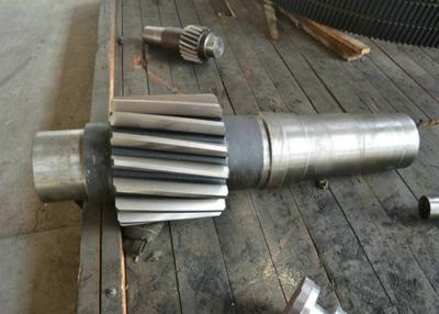 China CNC Machining Forged Steel Heavy Duty Transmission Geared Shaft For Wind Turbine for sale