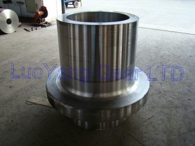 China Hydraulic Press Heavy Steel Shaft Forgings Gear Ring / Wind Power Flange for sale