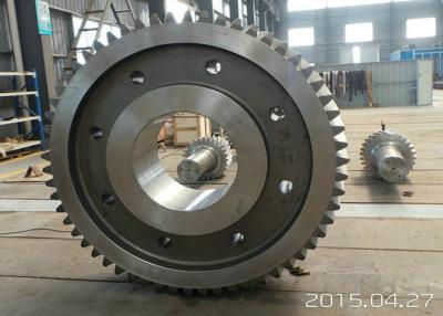 China Large Diameter Coniflex Steel External Ring Pinion Spur Gear With ANSI API DIN Standard for sale