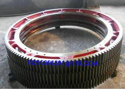 China Large Geared Ring Ball Mill Gears / Split Girth Gears / Split Gears for sale