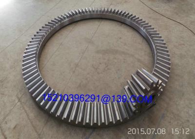 China Forging Steel Crane Ground Tooth Spiral Bevel Gears For Transmission Parts for sale